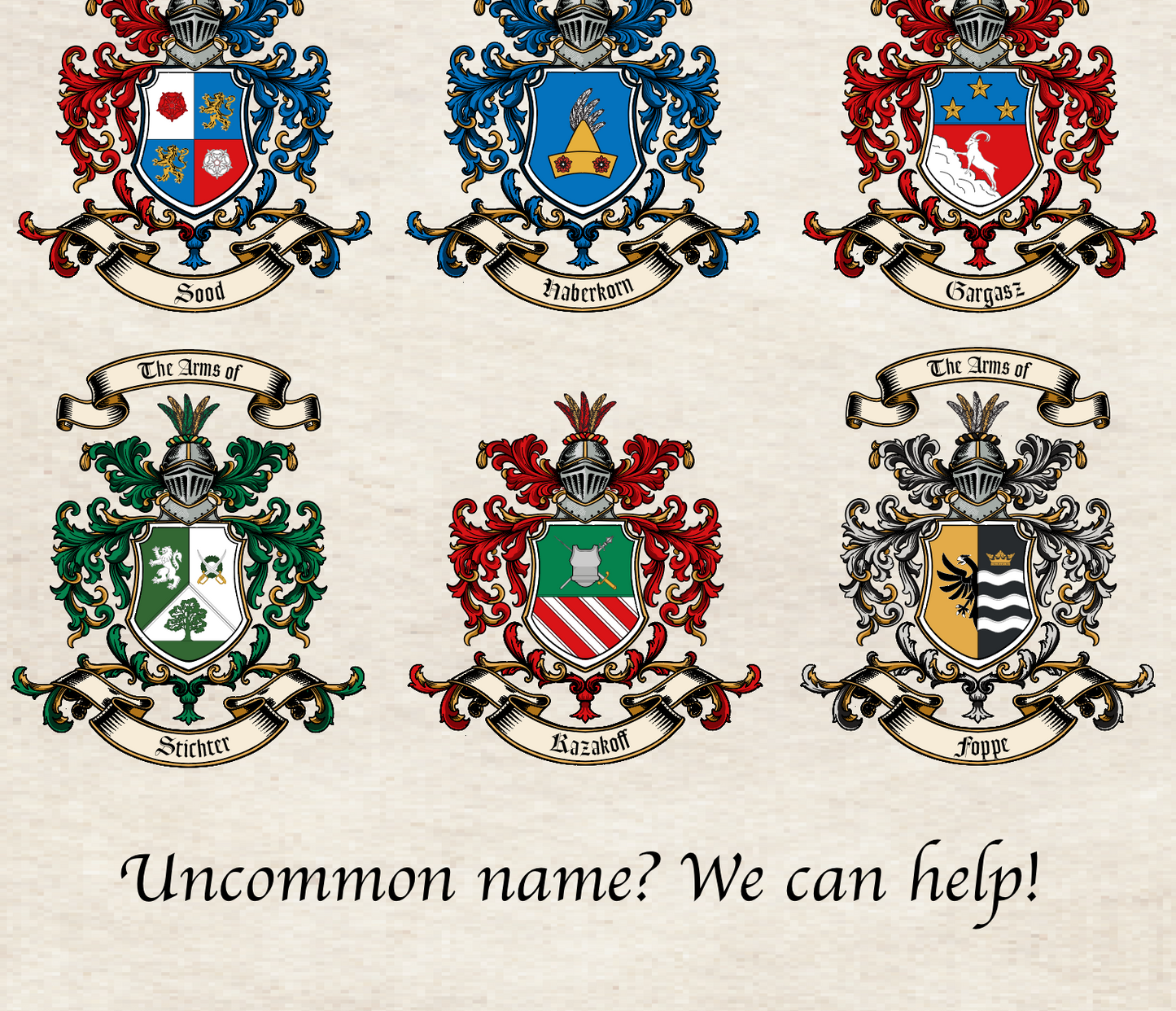 Get Your Official Family Crest