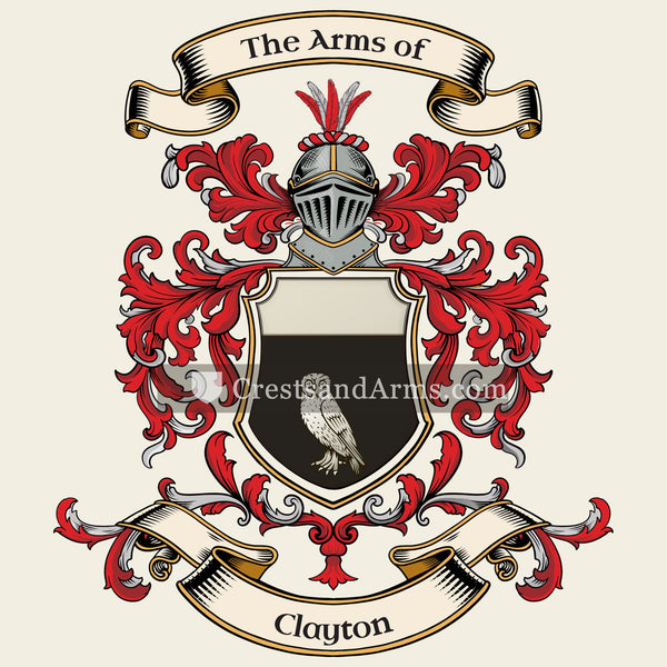 The Clayton coat of arms