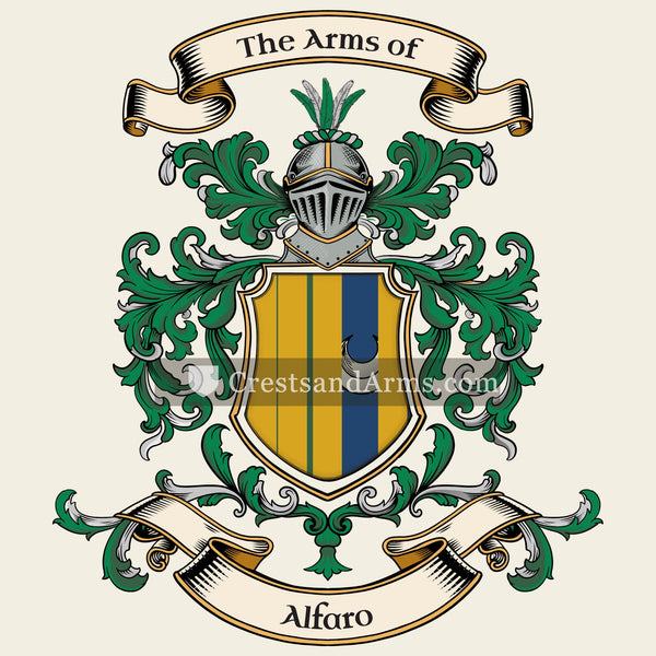 The Alfaro coat of arms