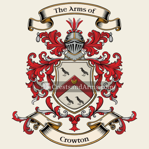 The Crowton coat of arms