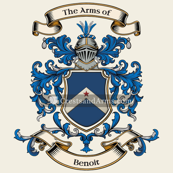 The Benoit coat of arms