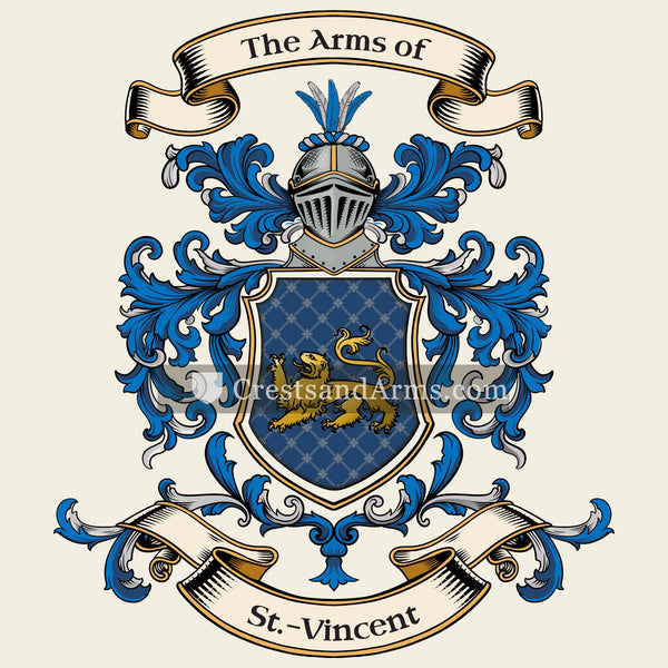 The St.-Vincent coat of arms