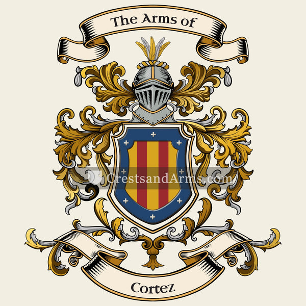 The Cortez coat of arms