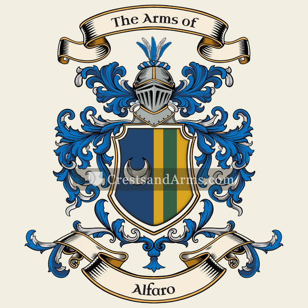 The Alfaro coat of arms