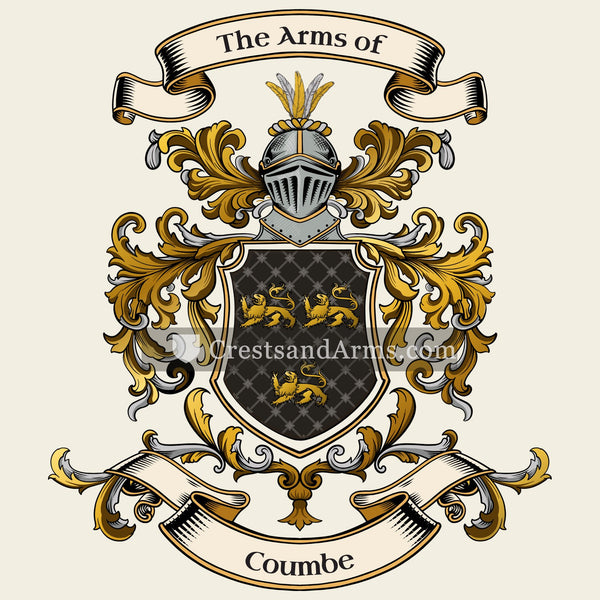 The Coumbe coat of arms