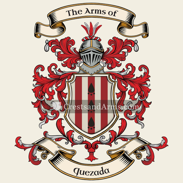 The Quezada coat of arms