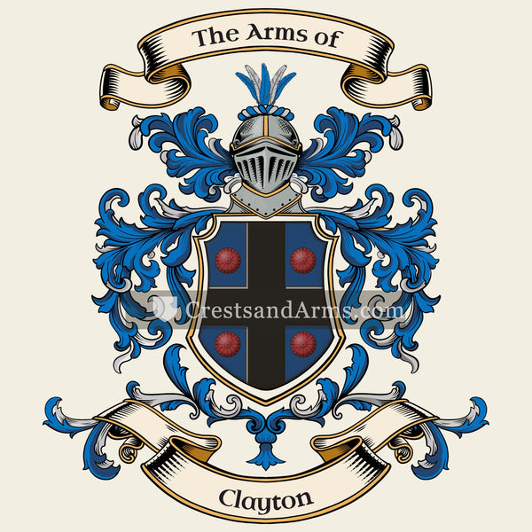 The Clayton coat of arms