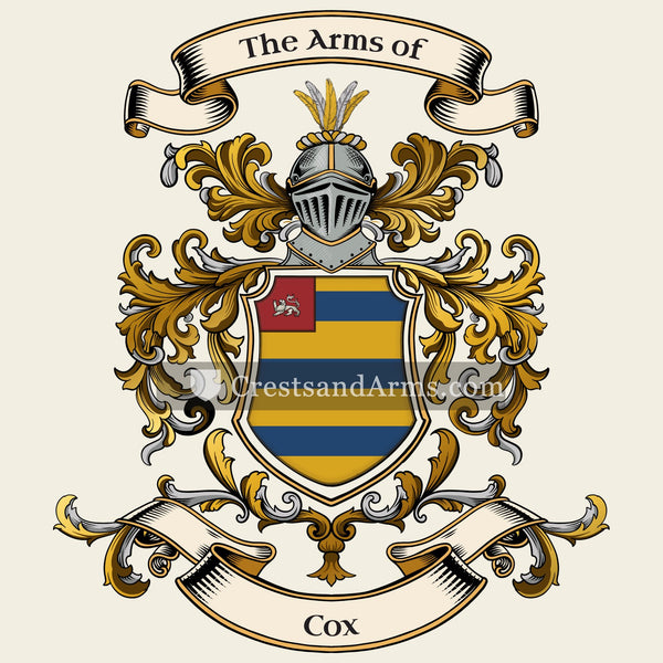 The Cox coat of arms