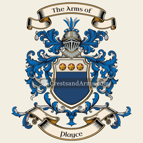 The Playce coat of arms