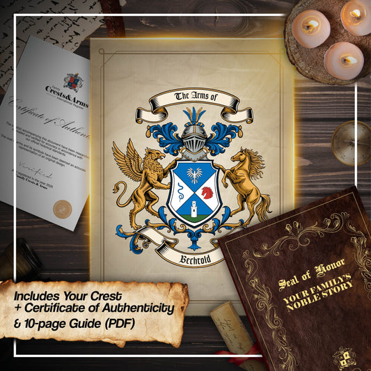 Research + Family Crest Print