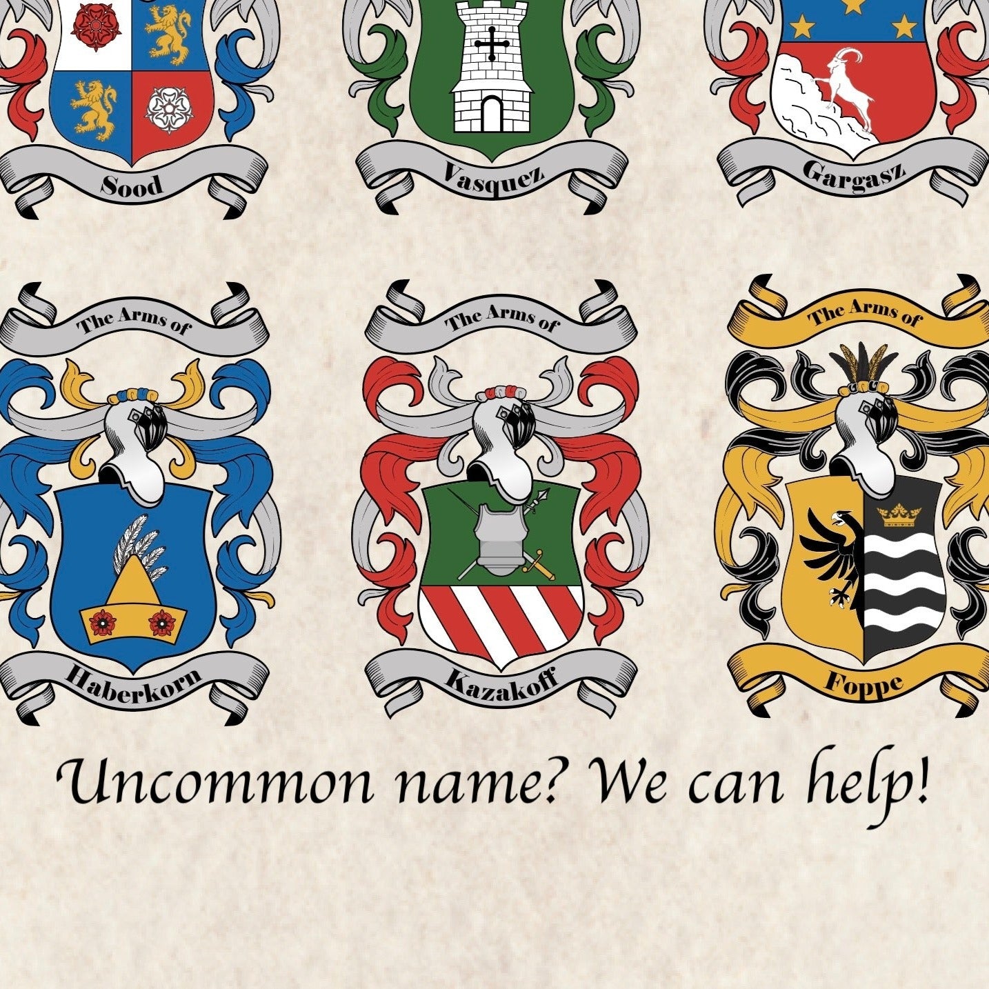 Get Your Family Crest | Digital Pack | Expertly Researched – Crests & Arms