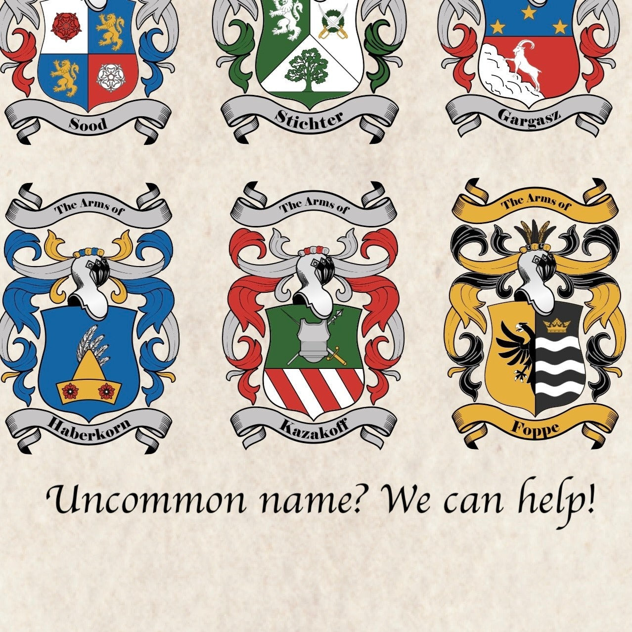 Research + Family Crest Print