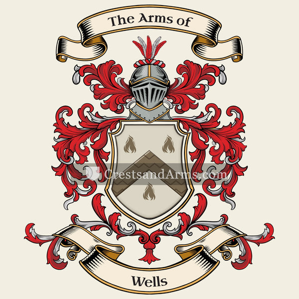 The Wells coat of arms