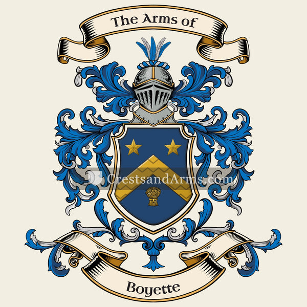 The Boyette coat of arms