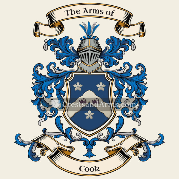 The Cook coat of arms