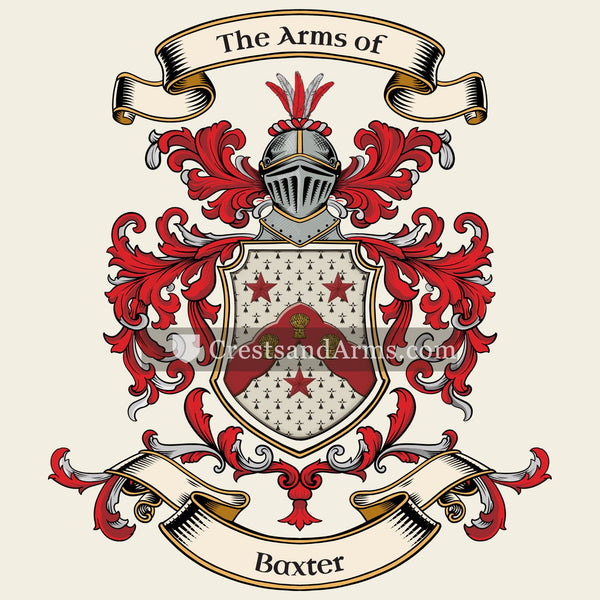 The Baxter coat of arms