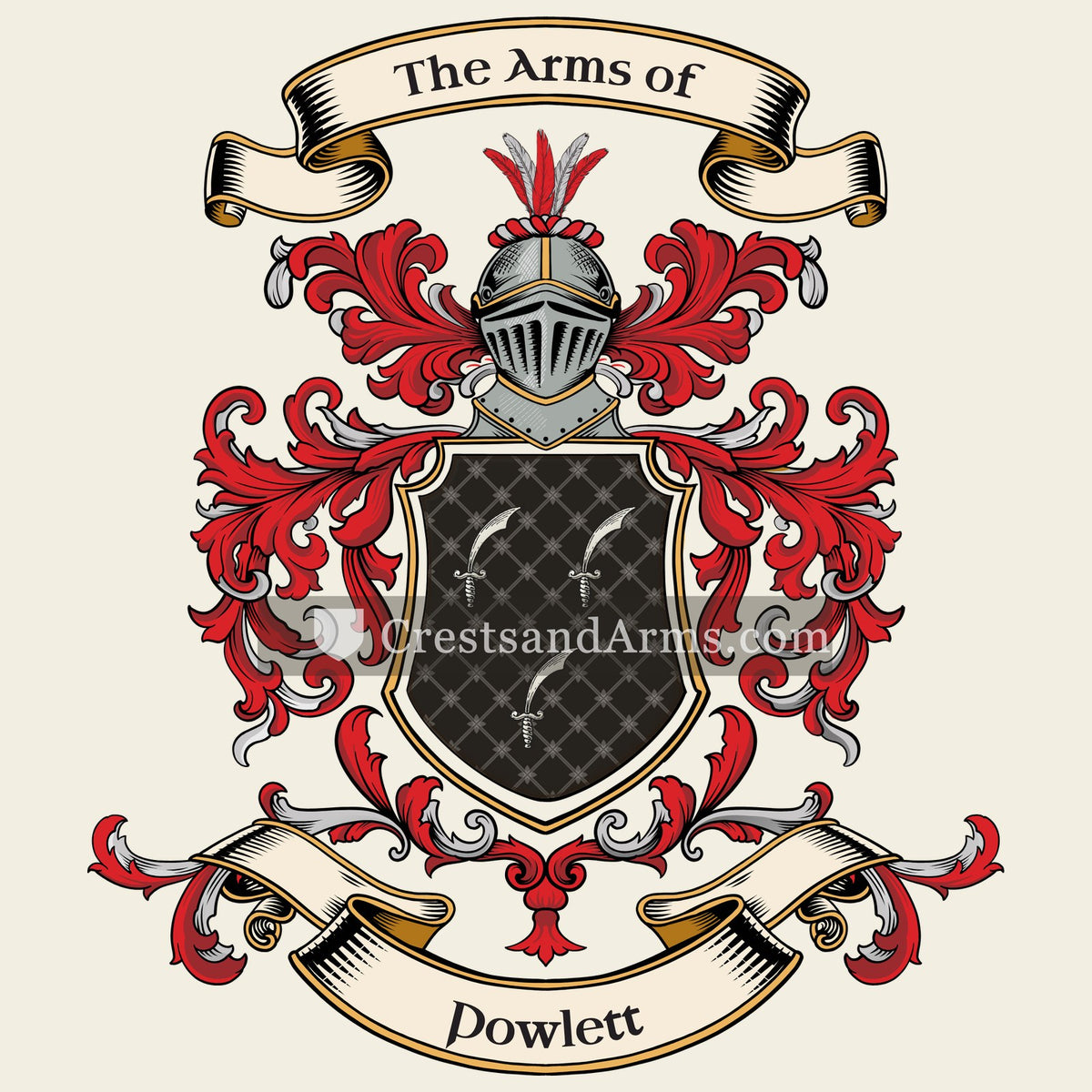 The Powlett arms on the coat of arms — digital pack