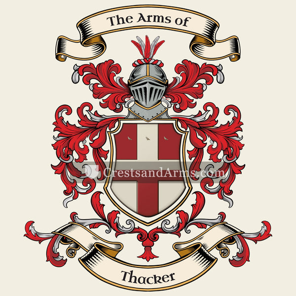 The Thacker coat of arms