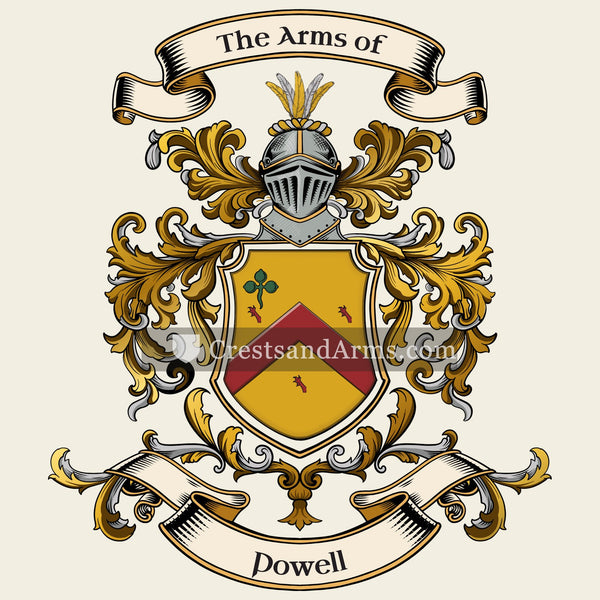 The Powell coat of arms