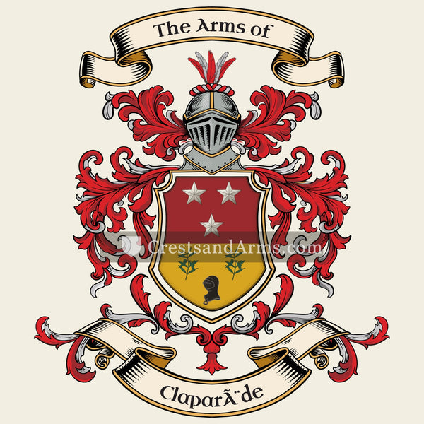 The Claparède coat of arms