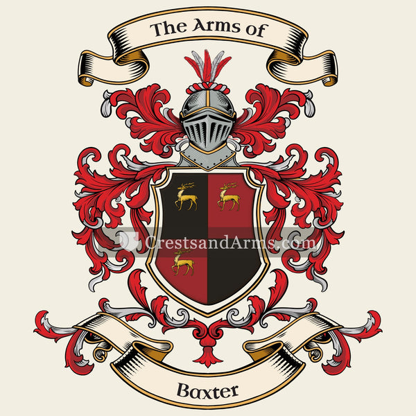 The Baxter coat of arms
