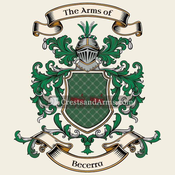 The Becerra coat of arms