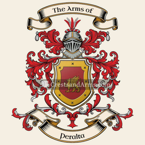 The Peralta coat of arms