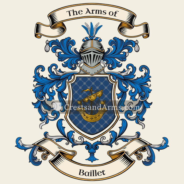 The Baillet coat of arms