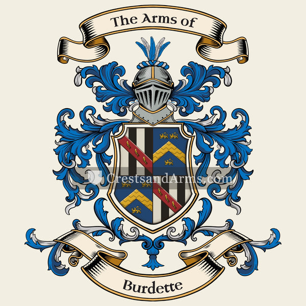 The Burdette coat of arms