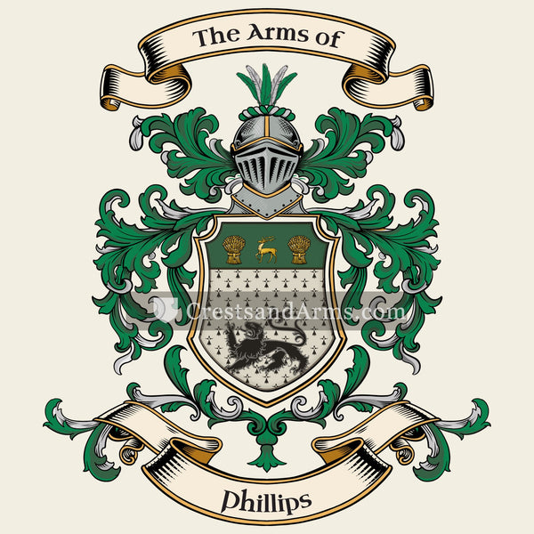 The Phillips coat of arms