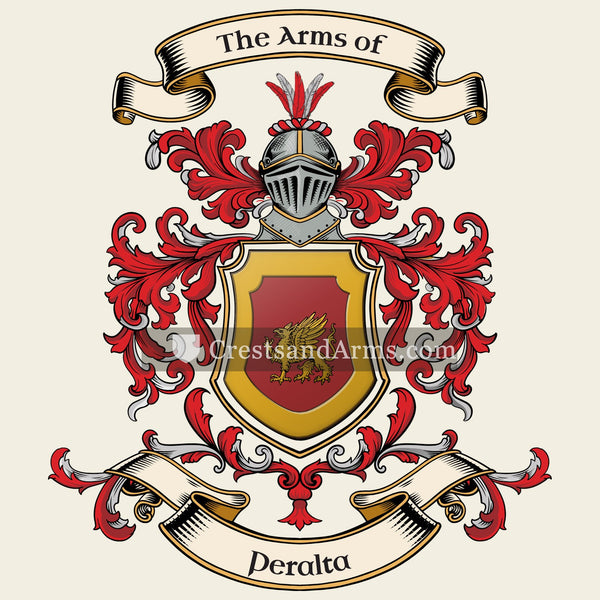 The Peralta coat of arms