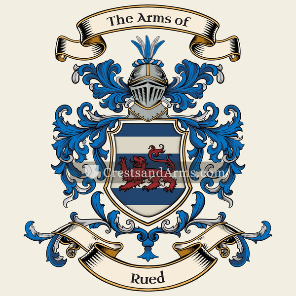 The Rued coat of arms
