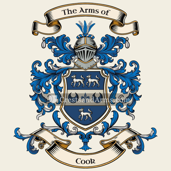 The Cook coat of arms