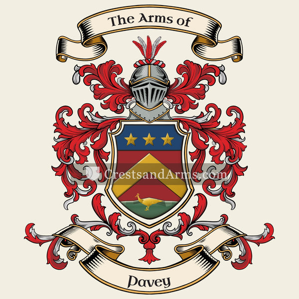 The Pavey coat of arms