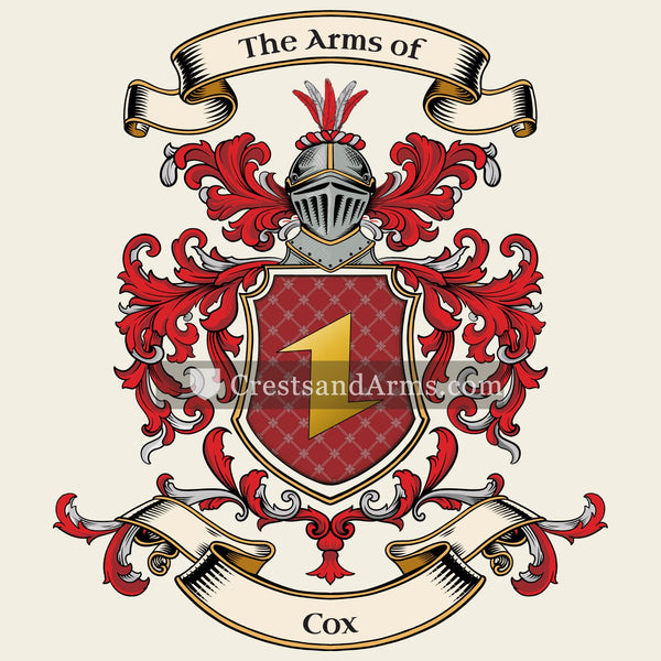 The Cox coat of arms