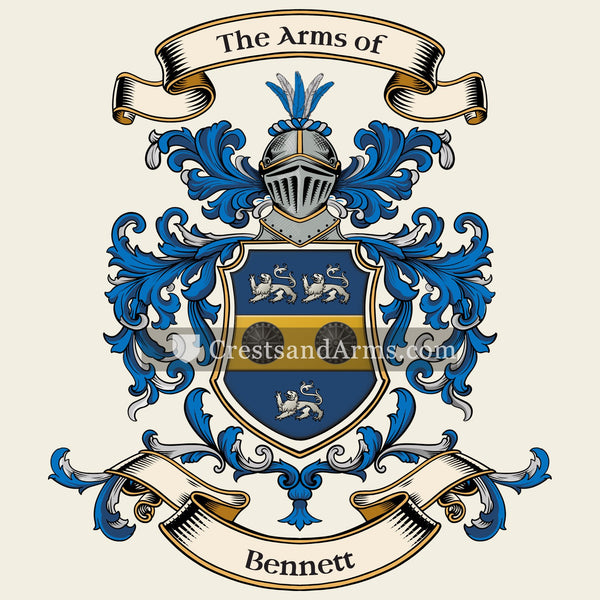The Bennett coat of arms
