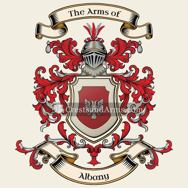 The Albany coat of arms
