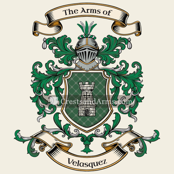 The Velasquez coat of arms
