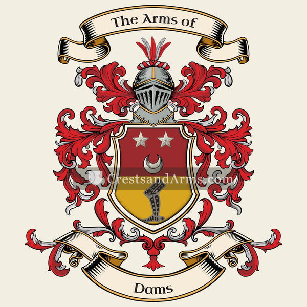 The Dams coat of arms