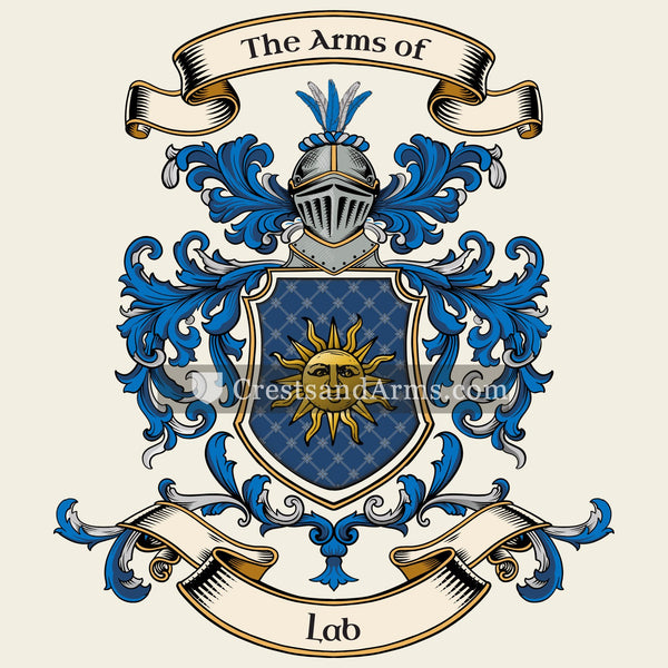 The Lab coat of arms