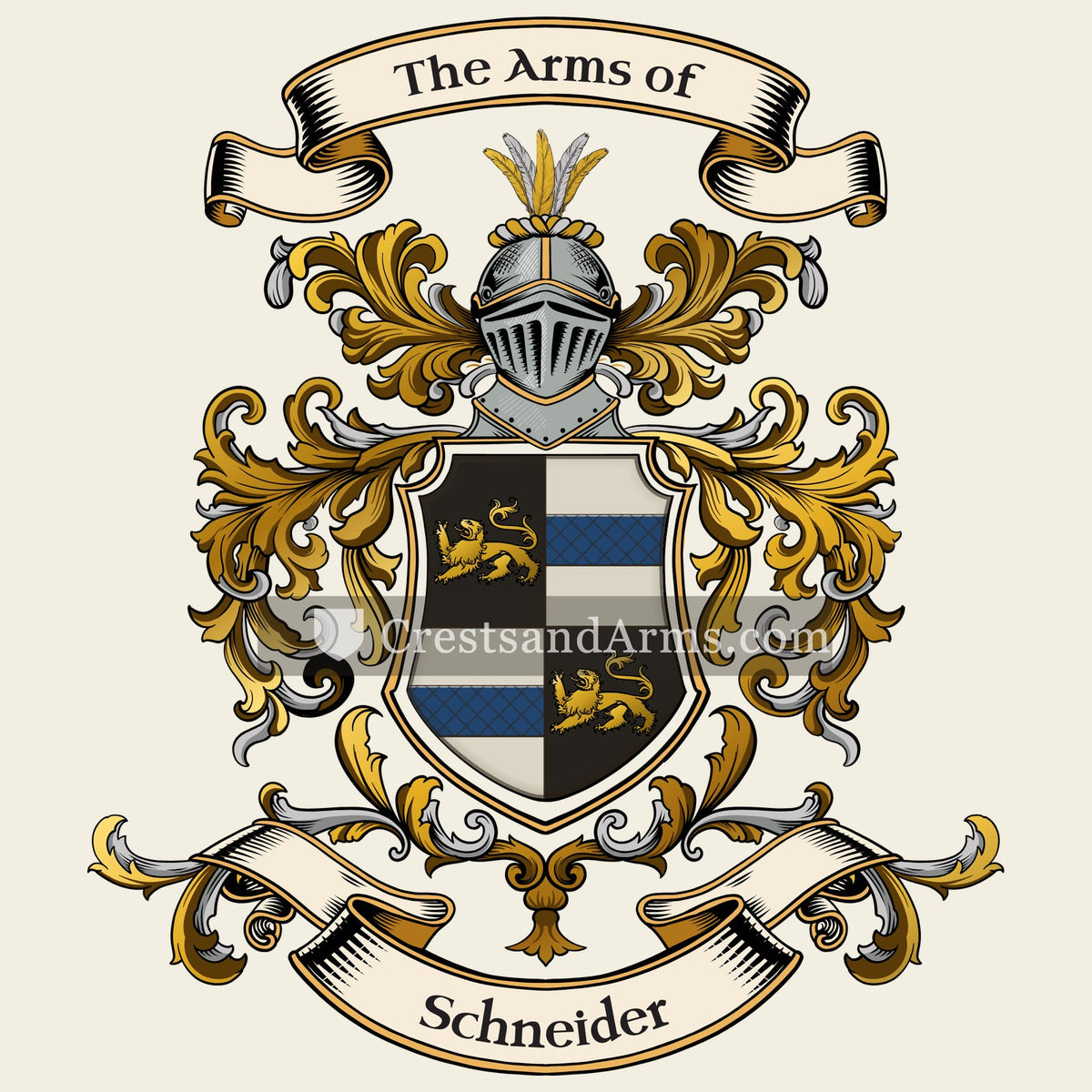 The Schneider arms on the coat of arms — digital pack