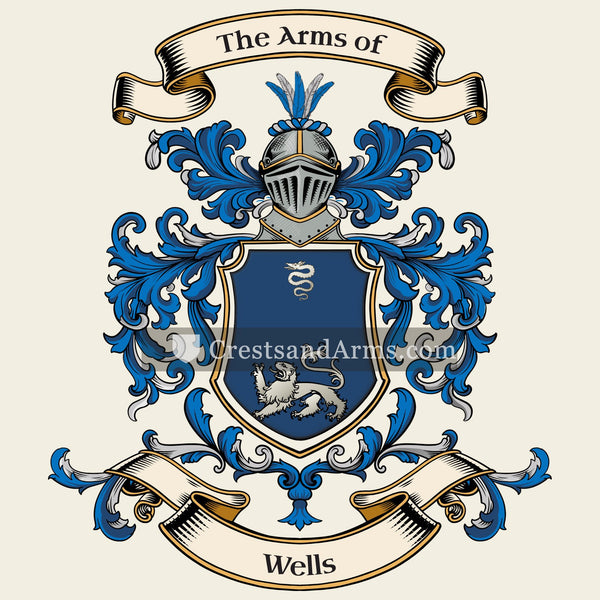 The Wells coat of arms