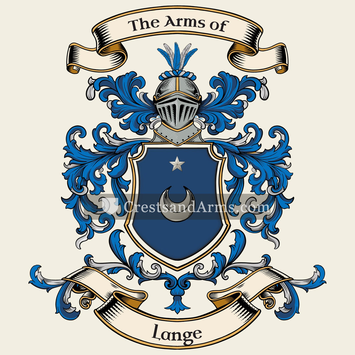 The Lange arms on the coat of arms — digital pack