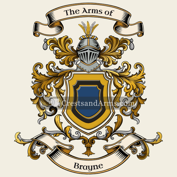 The Brayne coat of arms