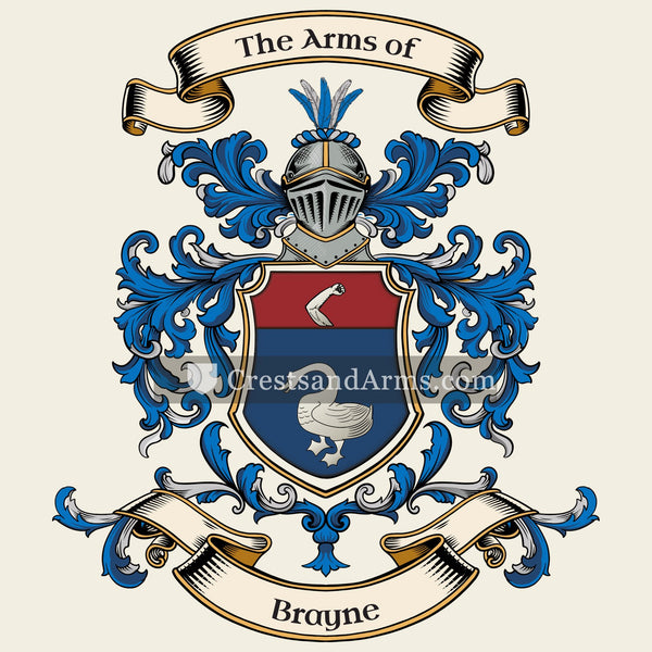 The Brayne coat of arms