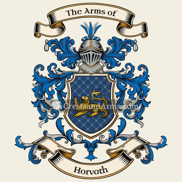The Horvath coat of arms
