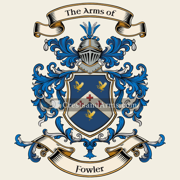 The Fowler coat of arms