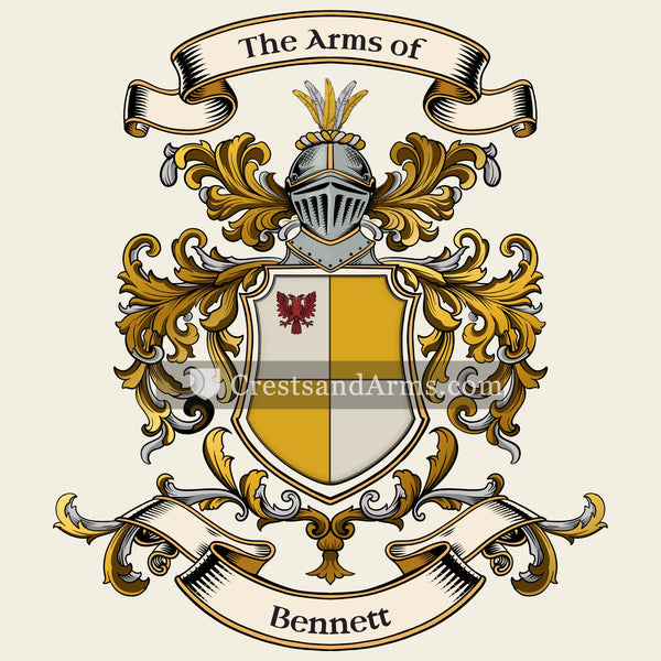 The Bennett coat of arms