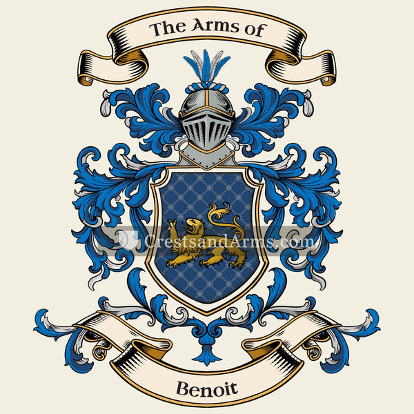 The Benoit coat of arms