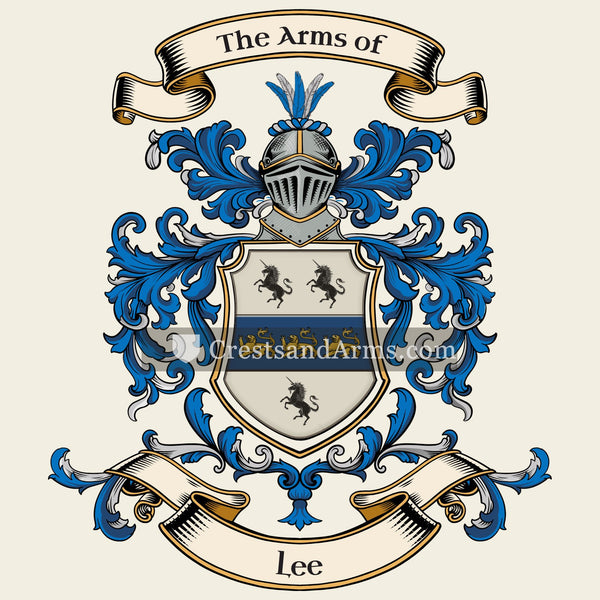 The Lee coat of arms